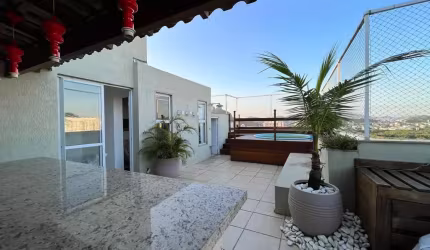 Excelente Cobertura 3 Quartos em Jacarepaguá