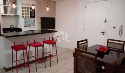 Apto 2D sendo 1 suíte mobiliado e decorado com vaga