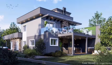 Casa alto padrão em construção