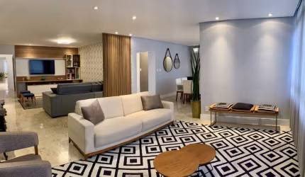 Apartamento 4 dormitórios, 233 m², quadra da praia, Boqueirão.