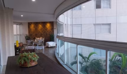Apartamento alto padrão, 204 m², 4 dormitórios, varanda gourmet, Embaré.  ‌