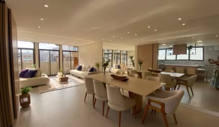 Apartamento retrofit, 270 m², 3 suítes, no bairro Vila Rica, em Santos