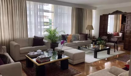 Apartamento com 275 m² em Higienópolis para venda ou locação