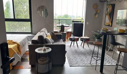 Studio mobiliado com 47 m² em Cerqueira Cesar para locação
