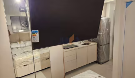 Studio totalmente mobiliado com 25 m² em Pinheiros para locação