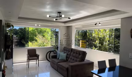 Apartamento Semi Mobiliado com Elevador e Salão de Festas em Scharlau - Venda