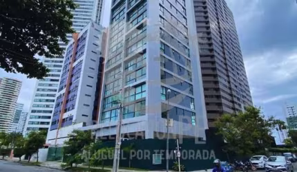 Flat Mobiliado à Venda em Boa Viagem – Andar Alto | Vista Panorâmica | 1 Vaga | Moura Dubeux