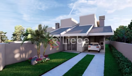 Casa em condomínio fechado com 3 quartos à venda no Ribeirão Herdt, Pomerode , 116 m2 por R$ 530.000