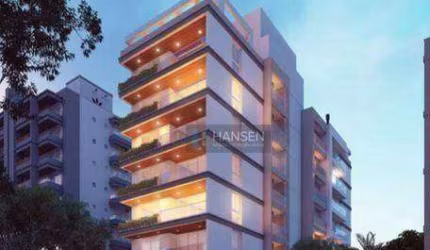 Apartamento com 1 suíte + 2  dormitórios à venda, 109 m² por R$ 1.028.739,93 - América - Joinville/SC