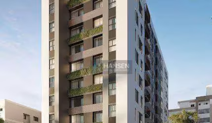 Apartamento com 1 suíte + 1  dormitório  à venda, 77 m² por R$ 724.934 - América - Joinville/SC