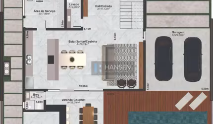 Sobrado com 3 dormitórios à venda, 270 m² por R$ 2.651.390,00 - América - Joinville/SC