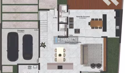 Sobrado com 3 dormitórios à venda, 290 m² por R$ 2.845.724,00 - América - Joinville/SC