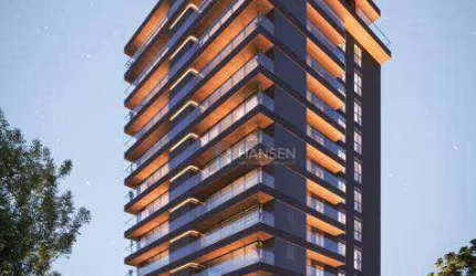 Apartamento com 3 suítes  à venda, 133 m² por R$ 1.350.000 - Atiradores - Joinville/SC