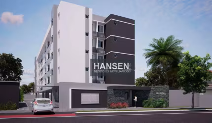 Apartamento Garden com 1 suíte + 1 dormitório  à venda, 48 m² por R$ 300.690 - Itaum - Joinville/SC