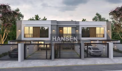 Sobrado com 1 suíte + 2  dormitórios à venda, 105 m² por R$ 652.118 - Saguaçu - Joinville/SC
