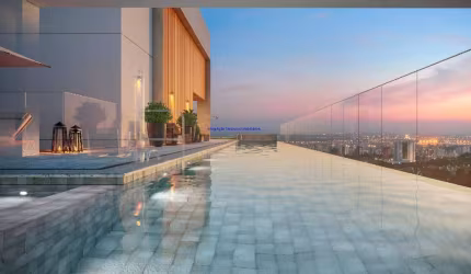 Apartamento 132m², 02 dormitórios (sendo suítes), 03 banheiros e 02 vagas na garagem; (Fotos ilustrativas, entrega prevista para Setembro/2025).