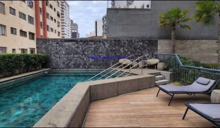 Apartamento Studio 30m², 01 dormitório e 01 banheiro.  Condomínio com segurança, portaria, piscina, academia, salão de festas e playground.  Excelente