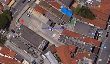 Terreno 410m².  Excelente localização  entre as Ruas Tito, Monteiro de Melo e Praça Cívica; Próximo da estação de trem Lapa.
