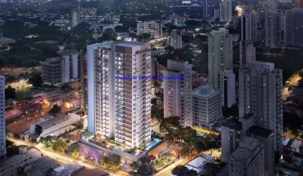 Apartamento Studio 25m², 01 dormitório e 01 banheiro; (Fotos ilustrativas, entrega prevista julho/2024).  Condomínio com portaria, segurança, piscina