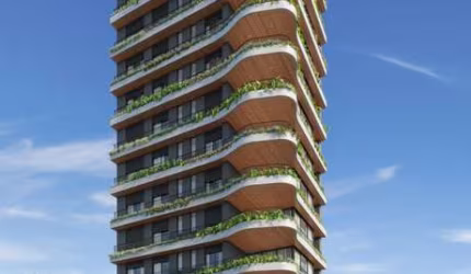 Apartamento 201m², 03 dormitórios (sendo suíte), 04 banheiros e 03 vagas na garagem; (Fotos Ilustrativas) Entrega prevista para Agosto/2024.