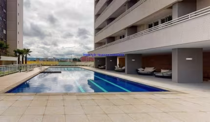 Apartamento 70m², 02 dormitórios, 02 banheiros e 01 vaga na garagem.    Condomínio com portaria, segurança 24hrs, piscina, salão de festa, academia