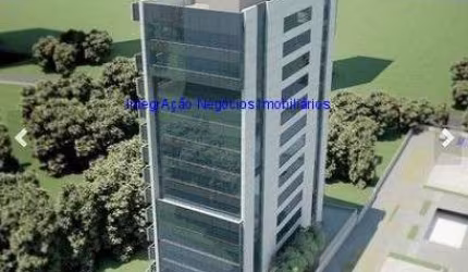 Conjunto Comercial 351m², 04 banheiros e 08 vagas na garagem.  Condomínio com recepção e segurança 24hrs.  Excelente localização