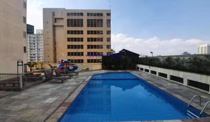 Apartamento 78m², 03 dormitórios, 02 banheiros e 02 vagas na garagem.  Condomínio com portaria, segurança 24hrs, Piscina, Churrasqueira.