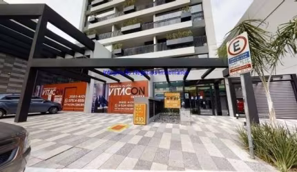 Apartamento 33m², 01 dormitório e 01 banheiro.   Condomínio com portaria, salão de festa, academia, churrasqueira, espaço gourmet e lavanderia