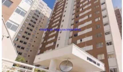 Apartamento 35m², 01 dormitório e 01 banheiro.  Condomínio com portaria 24hrs, academia, churrasqueira, bicicletário, playground, brinquedoteca