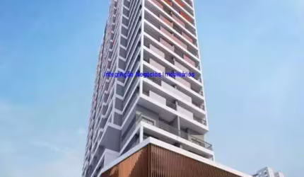Apartamento Studio 24m², 01 dormitório e 01 banheiro; (Fotos ilustrativas).  Condomínio com Segurança, Portaria, salão de festas, academia
