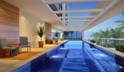 Apartamento MOBILIADO 43m², 01 dormitório, 01 banheiro e 01 vaga na garagem.  Condomínio com Espaço Gourmet, Espaço Zen, Hidromassagem, Home Cinema