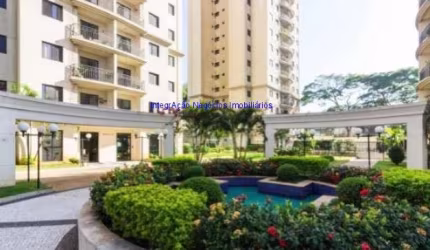Apartamento 57m², 02 dormitórios (sendo 01 suíte), 02 banheiros e 01 vaga de garagem.  Condomínio com portaria, segurança, piscina, academia