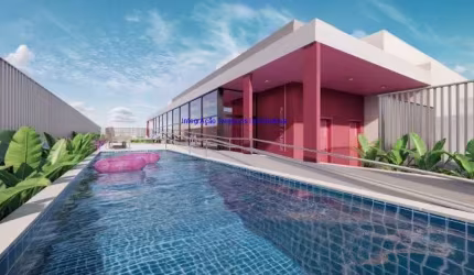 Apartamento Studio 24,63m², 01 dormitório e 01 banheiro; (Fotos ilustrativas entrega prevista para Janeiro/2028).  Condomínio com portaria, segurança