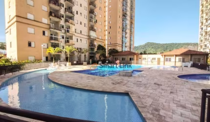Apartamento com 3 dormitórios à venda, 69 m² por R$ 370.000,00 - Areia Branca - Santos/SP