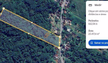 Terreno à venda, 20000 m² por R$ 1.750.000,00 - São José do Acaraí - São Francisco do Sul/SC