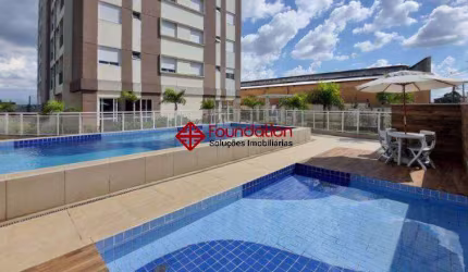 Ed. Nova Granja- 2 dorms, varanda fechada vidro, vista Fazendinha!