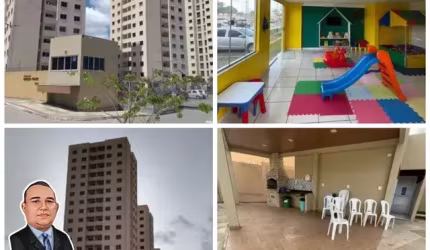 Apartamento com 2 quartos à venda na Rua Rio Paranapanema, 5, Pitimbu, Natal, 52 m2 por R$ 180.000