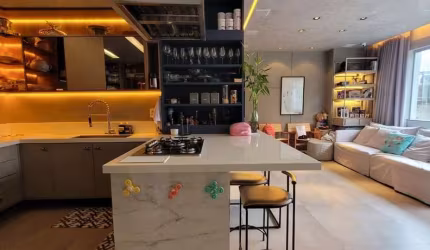 APARTAMENTO DE 2 QUARTOS SENDO 1 SUÍTE EM FRENTE AO CAN! ÁREA PRIVATIVA DE 120M². 02 VAGAS DE GARAGEM. NASCENTE.