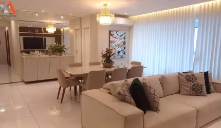 -APARTAMENTO COM 4 SUÍTES NO EDIFÍCIO TORRE DE SAVERNE! -ÁREA PRIVATIVA DE 210M² - 16° ANDAR. -03 VAGAS DE GAGAREM. -NASCENTE.