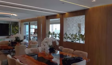 -COP 30 - APARTAMENTO MOBILIADO COM 3 SUÍTES NO EDIFÍCIO SEVEN! -ÁREA PRIVATIVA DE 145M² - 25° ANDAR. -04 VAGAS DE GARAGEM. -NASCENTE.