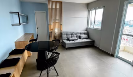 Lindo apartamento para locação no Bethaville 1 dormitório com sala ampliada