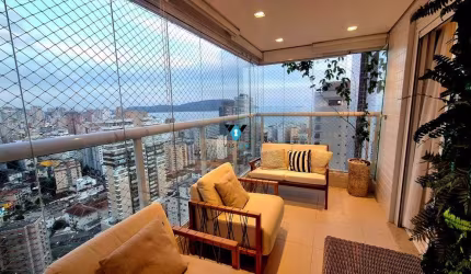 Apartamento com 3 quartos à venda na Rua Pernambuco, --, Gonzaga, Santos por R$ 2.395.000