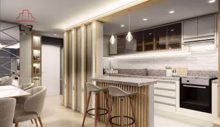 Apartamento com 3 quartos à venda, 77 m² por R$ 603.527 - Capão Raso - Curitiba/PR