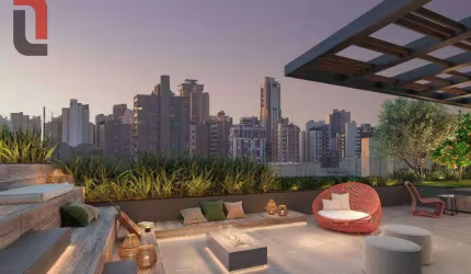 Apartamento com 1 quarto à venda, 34 m² por R$ 584.500 - Batel - Curitiba/PR