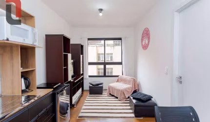 Apartamento com 1 quarto para alugar, 26 m² por R$ 1.980/mês - Centro - Curitiba/PR