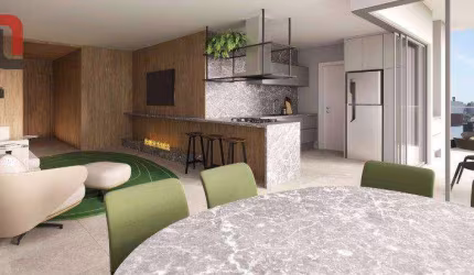 Apartamento com 3 dormitórios à venda, 121 m² por R$ 1.804.121,22 - Seminário - Curitiba/PR