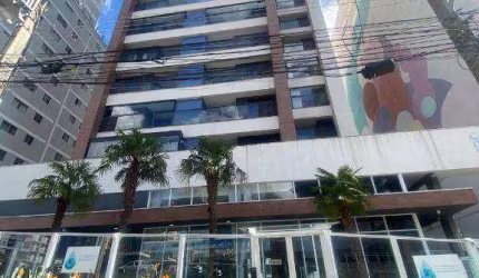 Studio com 1 quarto para alugar, 33 m² por R$ 2.400/mês - Champagnat - Curitiba/PR