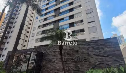 Apartamento EDIFICIO TORRE VILLE com 2 dormitórios para alugar, 82 m² por R$ 4.490/mês - Edifício TorreVille - Londrina/PR