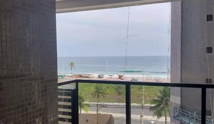 PRONTO PRA MORAR OCEAN HOUSE JAGUARIBE: 01 DORMITÓRIO, VARANDA, VISTA MAR, INFRA TOTAL, PRÉDIO PAST