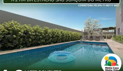 APARTAMENTOS COM 1 E 2 DORM. CENTRO DO CAMBUCI